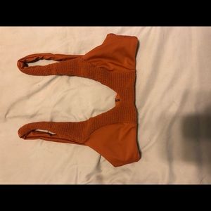 Rust colored bikini top